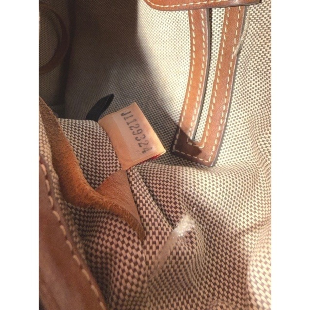Dooney & Bourke Florentine Vacchetta Leather Hobo Bag Brown Shoulder Bag Pockets - Picture 10 of 10